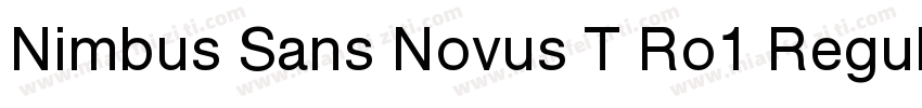 Nimbus Sans Novus T Ro1 Regular Ita字体转换